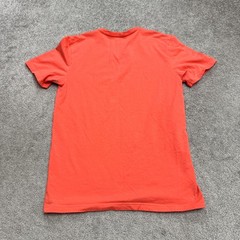 Express Basic V-Neck T-Shirt Mens Medium Coral Orange Short Sleeve Cotton Tee