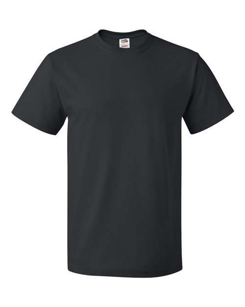 Fruit of the Loom - 3930R - HD Cotton Short Sleeve T-Shirt - BLACK - LOT gallery