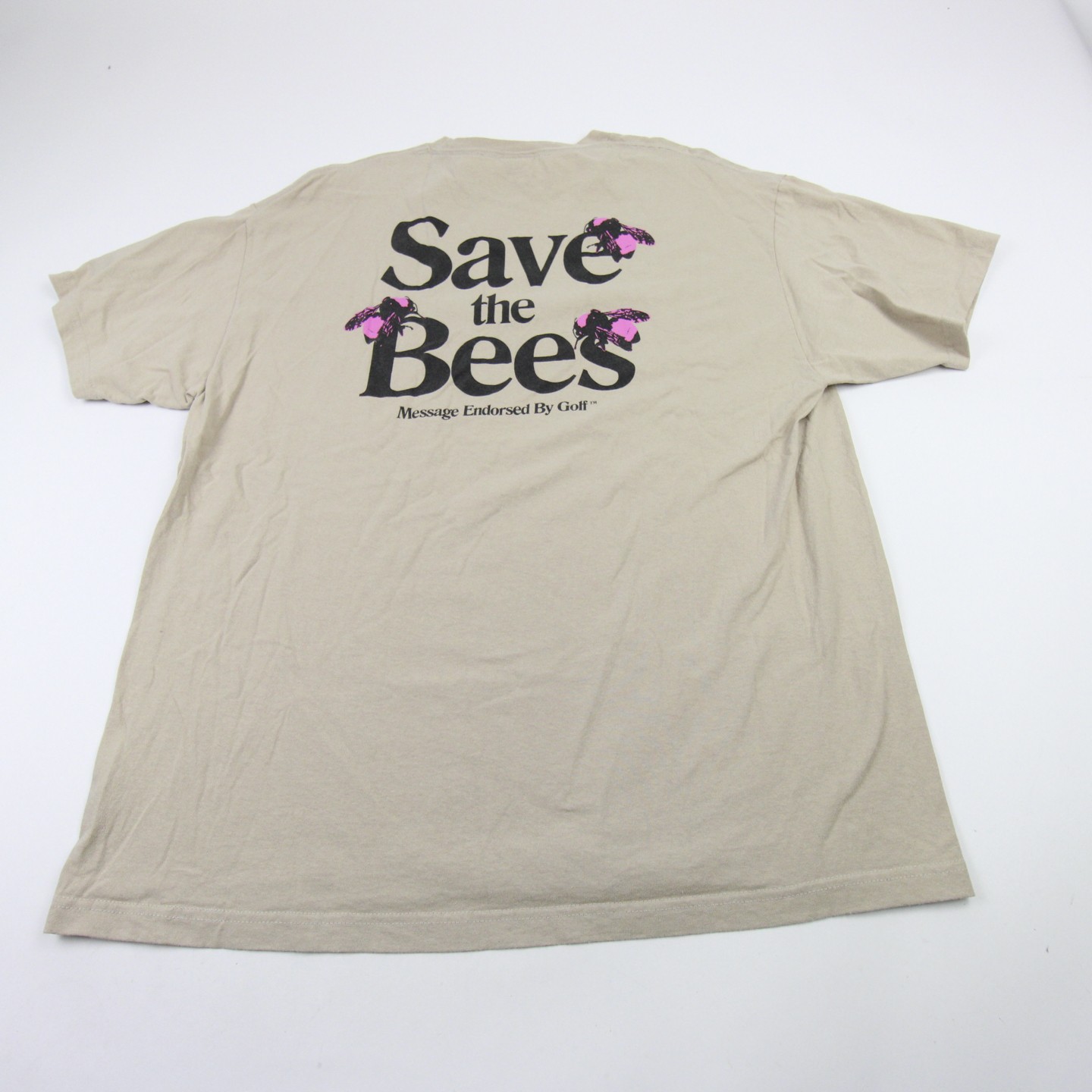 Golf Wang Short Sleeve Shirt Men's Beige Used XXL gallery