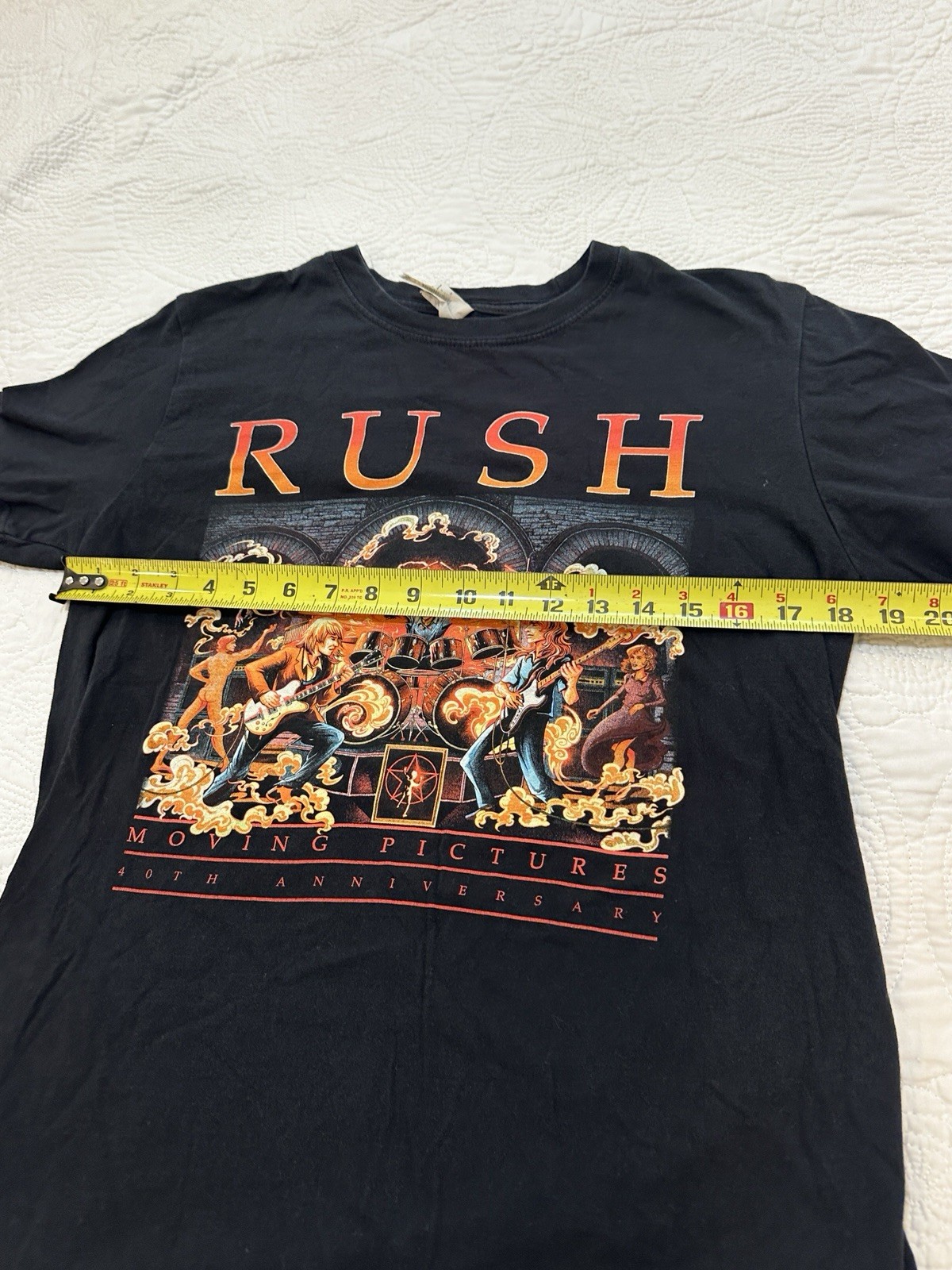 RUSH Moving Pictures 40Th Anniversary 1981- 2021 T-Shirt Size M Epic Graphic gallery