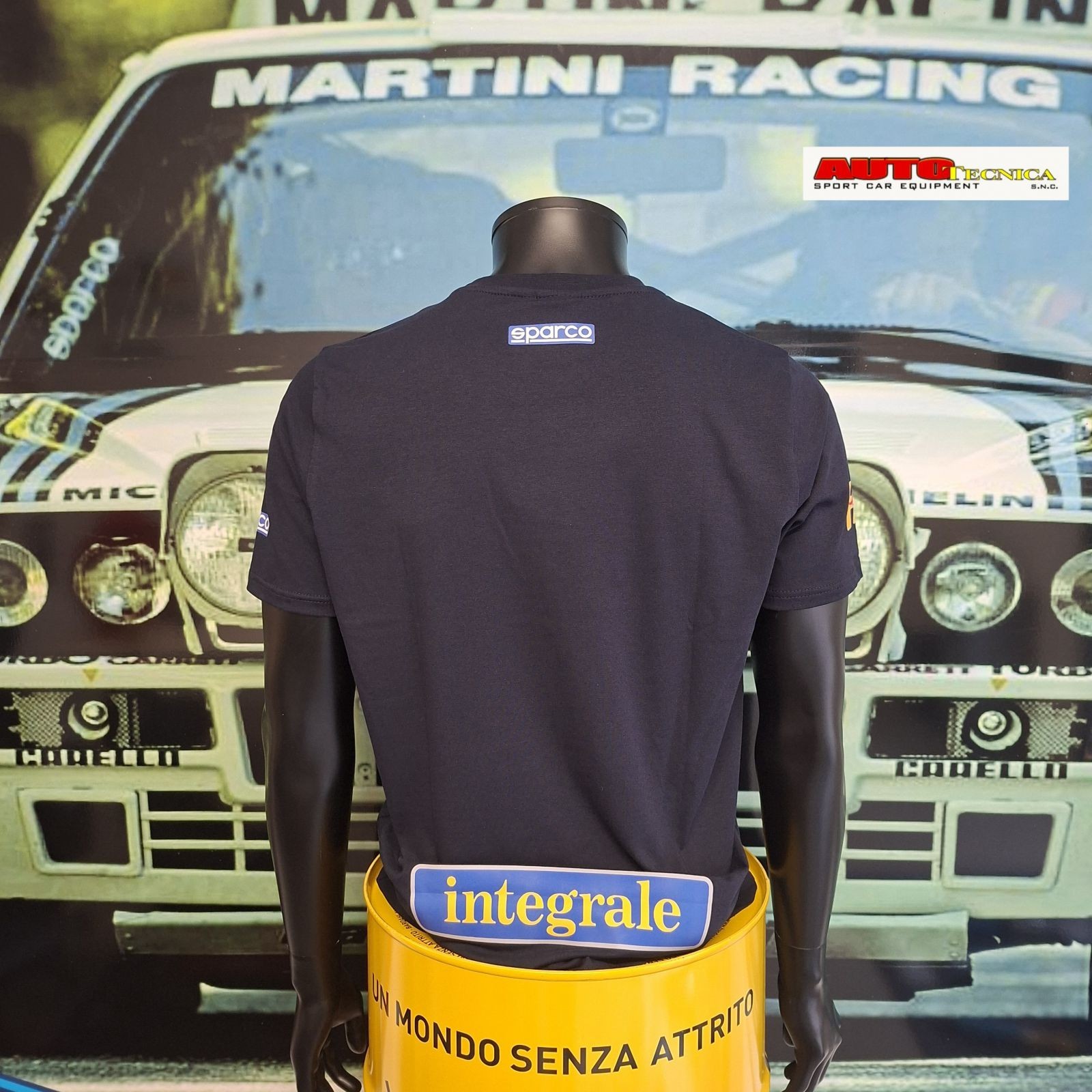 SPARCO BLUE SHORT SLEEVE T-SHIRT MODEL LANCIA DELTA HF COLLECTION T-SHIRT T-SHIRT gallery