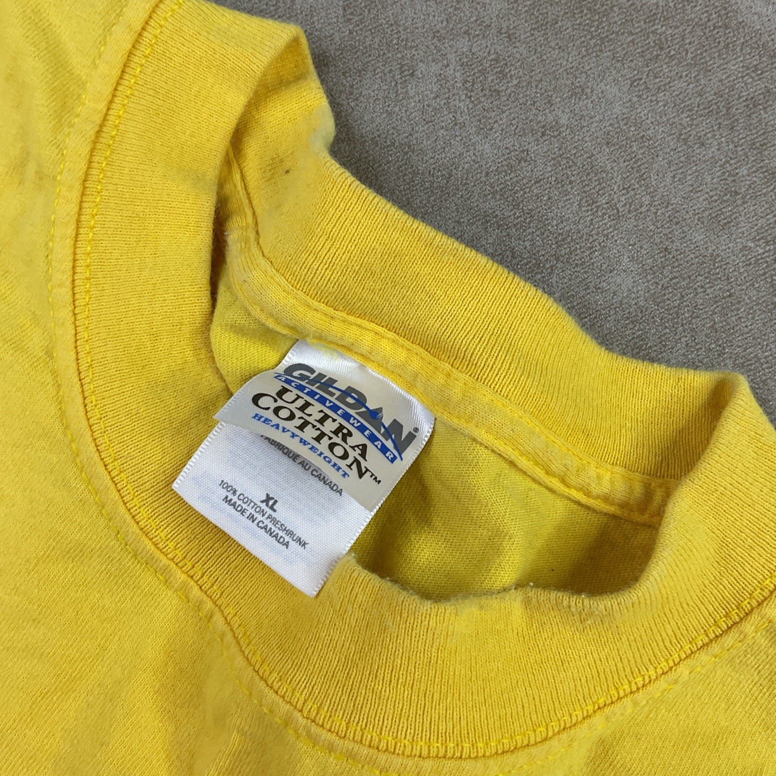 Vintage Diablo Paintball T-Shirt Men Sz XL Y2K Graphic Tee Yellow Short Sleeve gallery