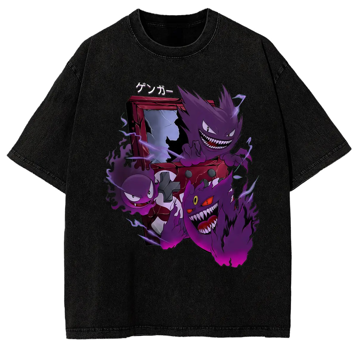 P0kemon Gengar Gastly Haunter Anime T-Shirt gallery