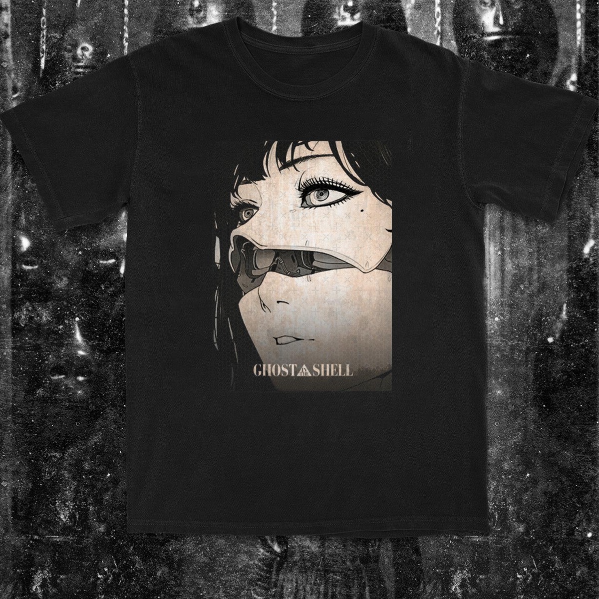 GH0ST IN THE SHELL Bootleg Tee Unisex Short Sleeve Shirt S-5XL