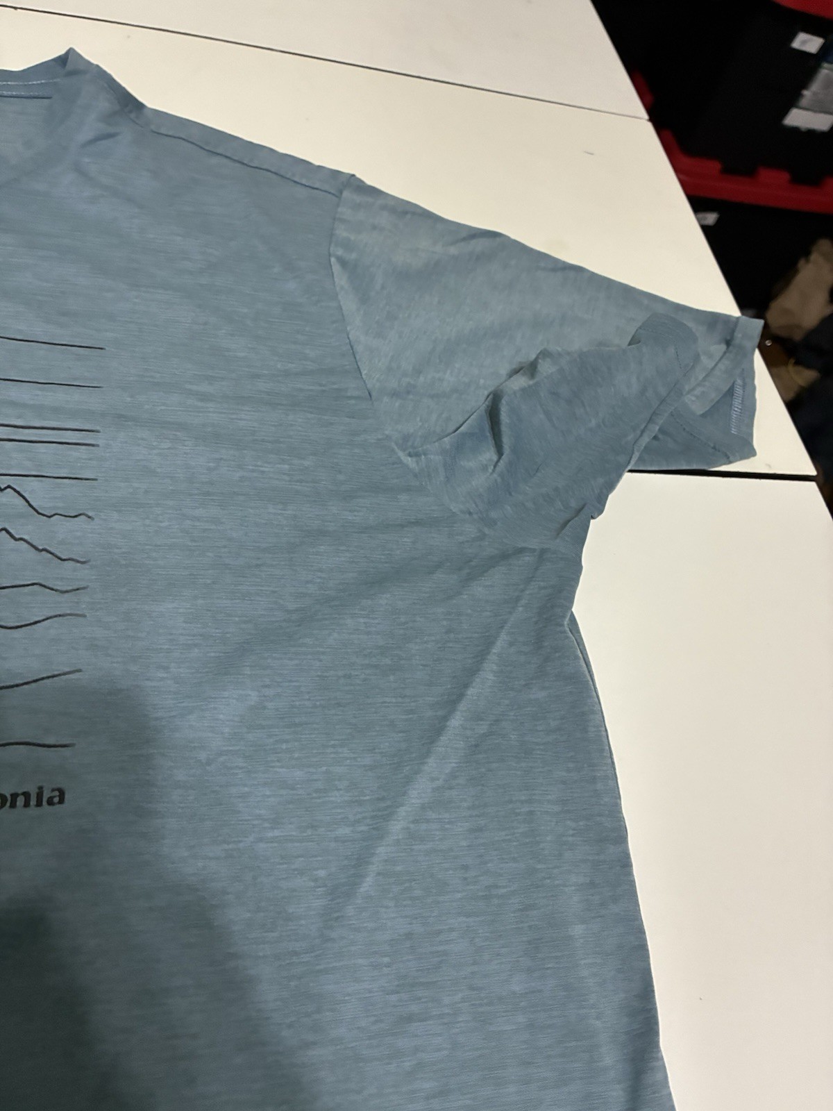Patagonia Capilene Cool Daily Shirt XL Blue Outdoor Hiking Sports Gorpcore Retro gallery