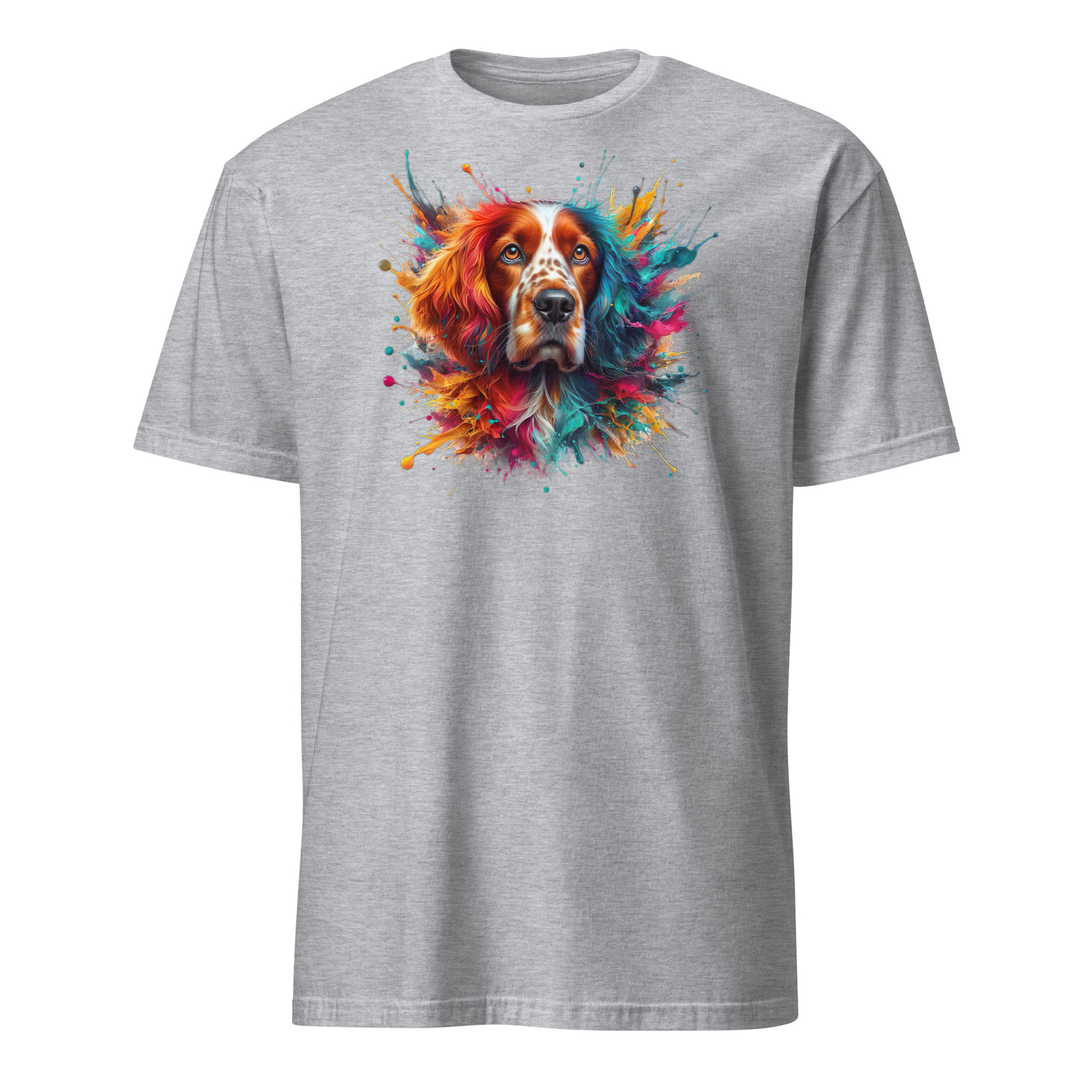 Vibrant English Setter Dog Unisex T-Shirt | Colorful Canine Tee