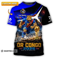 Unisex 3D Shirt – Custom Dr Congo World Cup 2026 Shirt VK13783