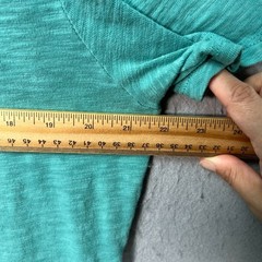 ATM Lightweight Womens Size Large Cotton Crewneck T-Shirt Green