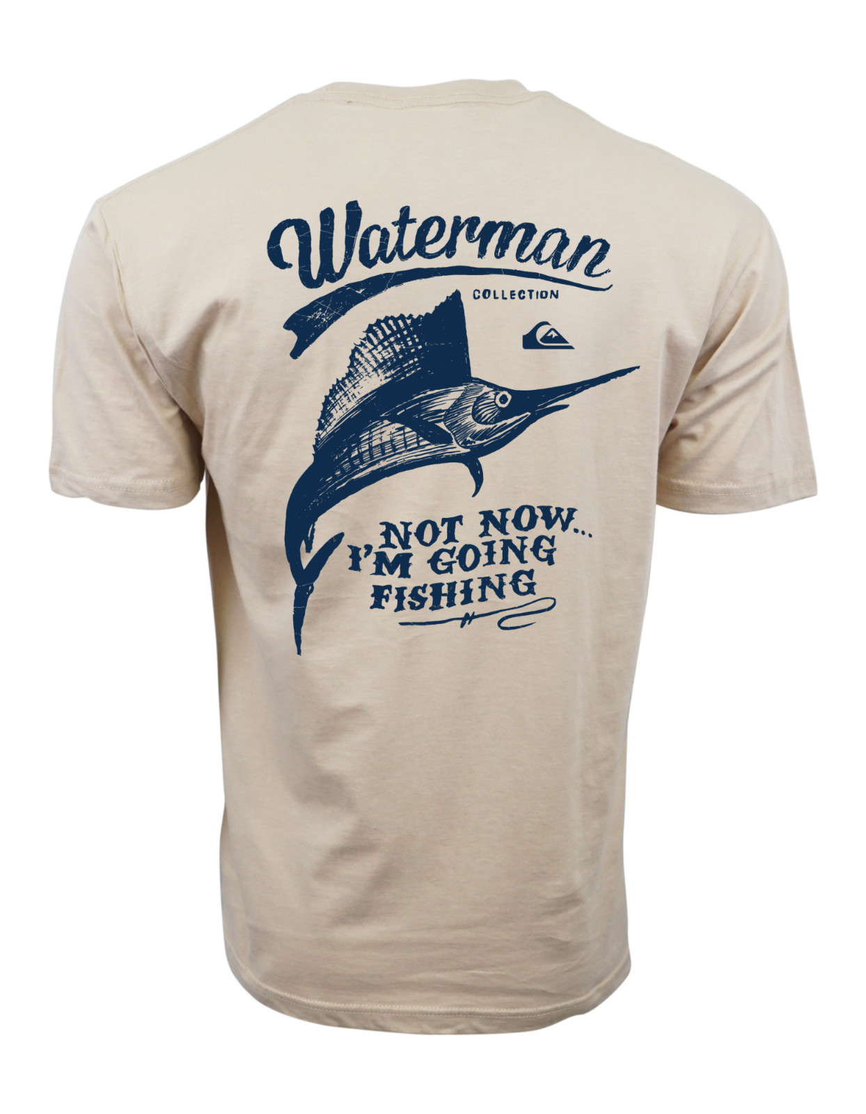 Quiksilver not Now I am Going Fishing Graphic T shirt gallery