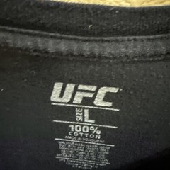 Men’s UFC Fight Night phoenix Official T-Shirt Size Large Black 2 Sided