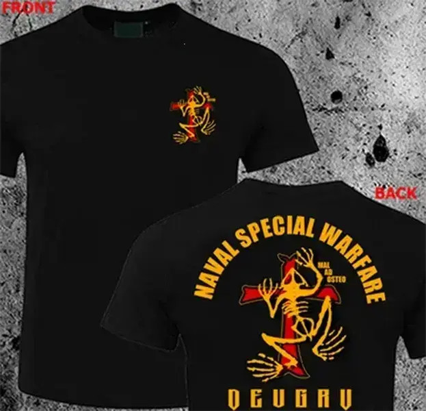 Navy Seal Team 6 Devgru Nsw Gold Skull Tribe Bone Frog Challenge Tshirt gallery