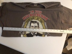I’m Your Huckleberry Doc Holiday Tombstone, AT Themed Graphic Brown T-Shirt L