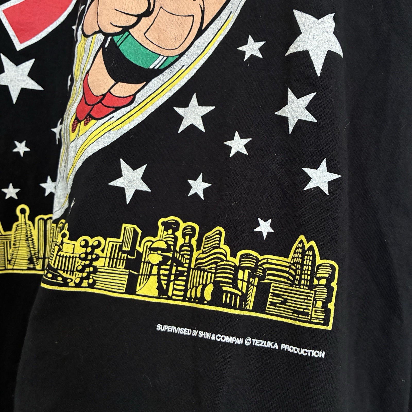 Vintage 90s Astro Boy Mighty Atom Long Sleeve Shirt Shin & Company Tezuka L/XL gallery