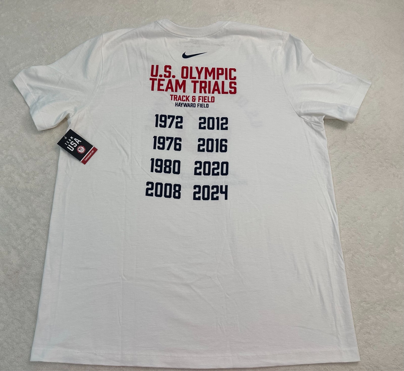 2024 US Olympic Team Trials Track Field Eugene Oregon Nike T-Shirt, XL, New Tags gallery