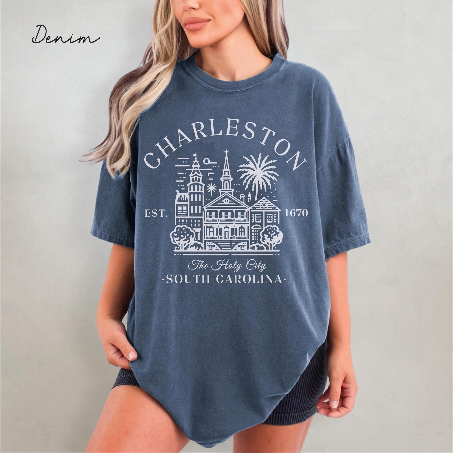 Charleston Unisex Shirt Travel Gift South Carolina Trip Lovers Souvenir Tee gallery