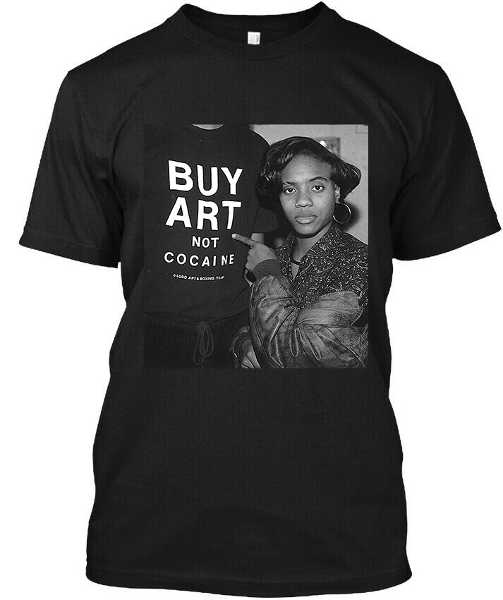 NWT Jus Lavo Buy Art Not Cocaine Rapper Hip Hop Musical Artist T-SHIRT S-5XL