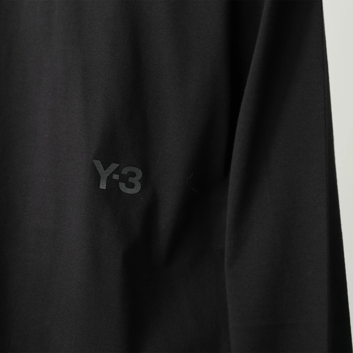 Yohji Yamamoto Y-3 U LS TEE Long Sleeve Tee Men's BLACK S or M or L or XL gallery