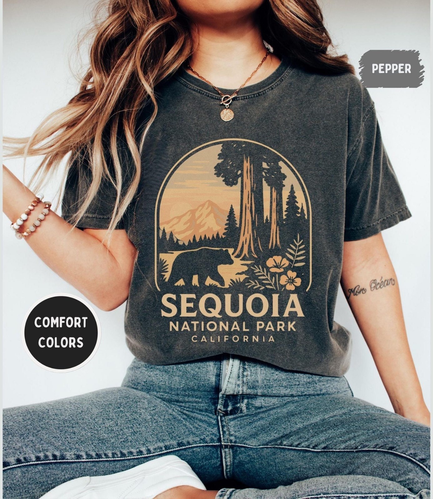 Sequoia National Park Shirt Travel Gift For California Trip Souvenir Tee gallery