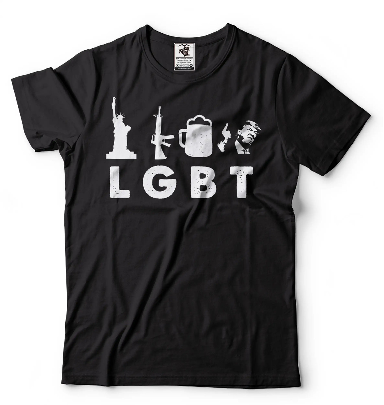 LGBT Shirt Liberty Guns Beer Trump T-Shirt Funny Patriotic T-Shirt Trump Shirts gallery