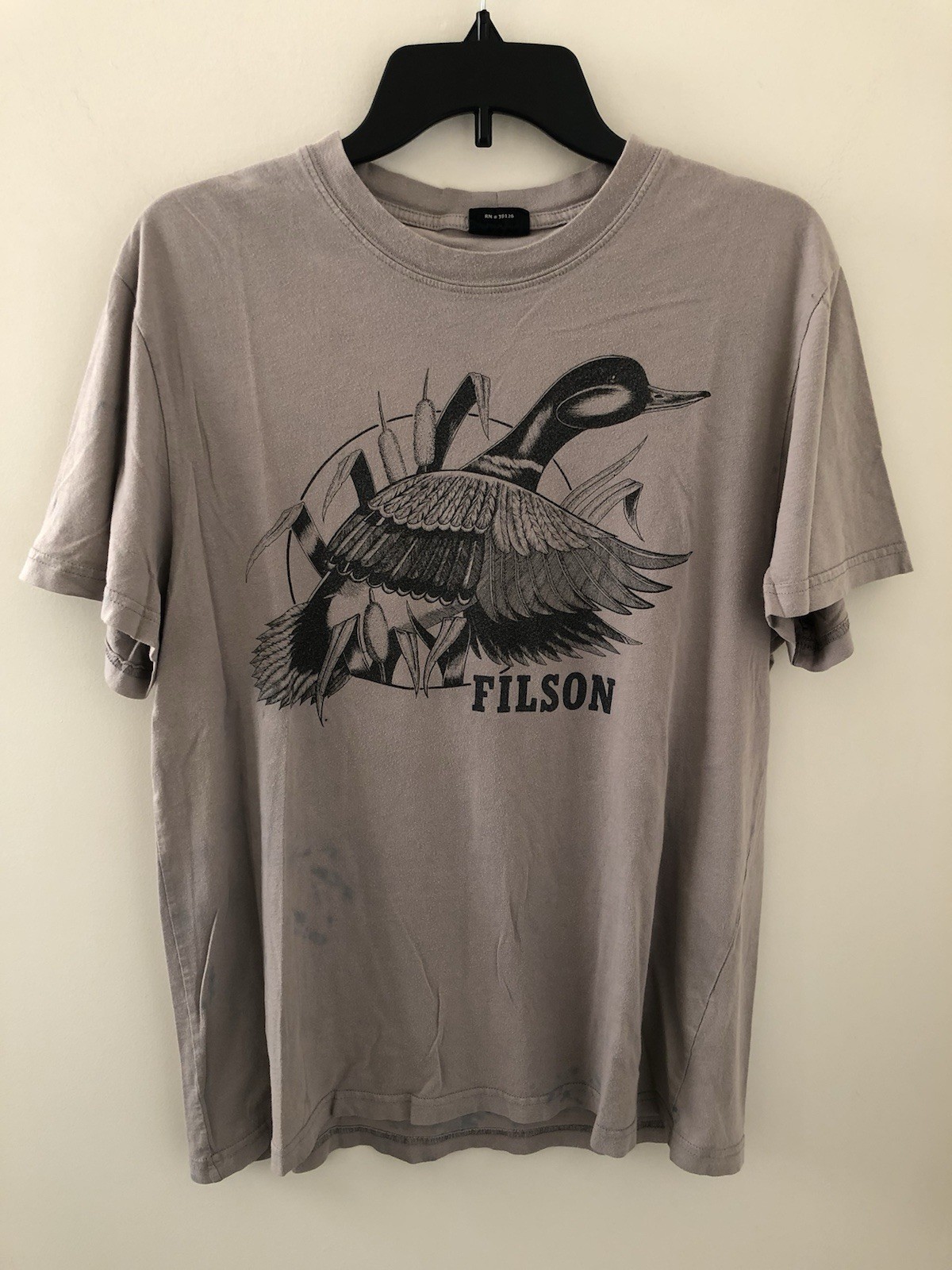 Filson Mallard Duck Graphic Shirt Size Large Art Outdoors USA