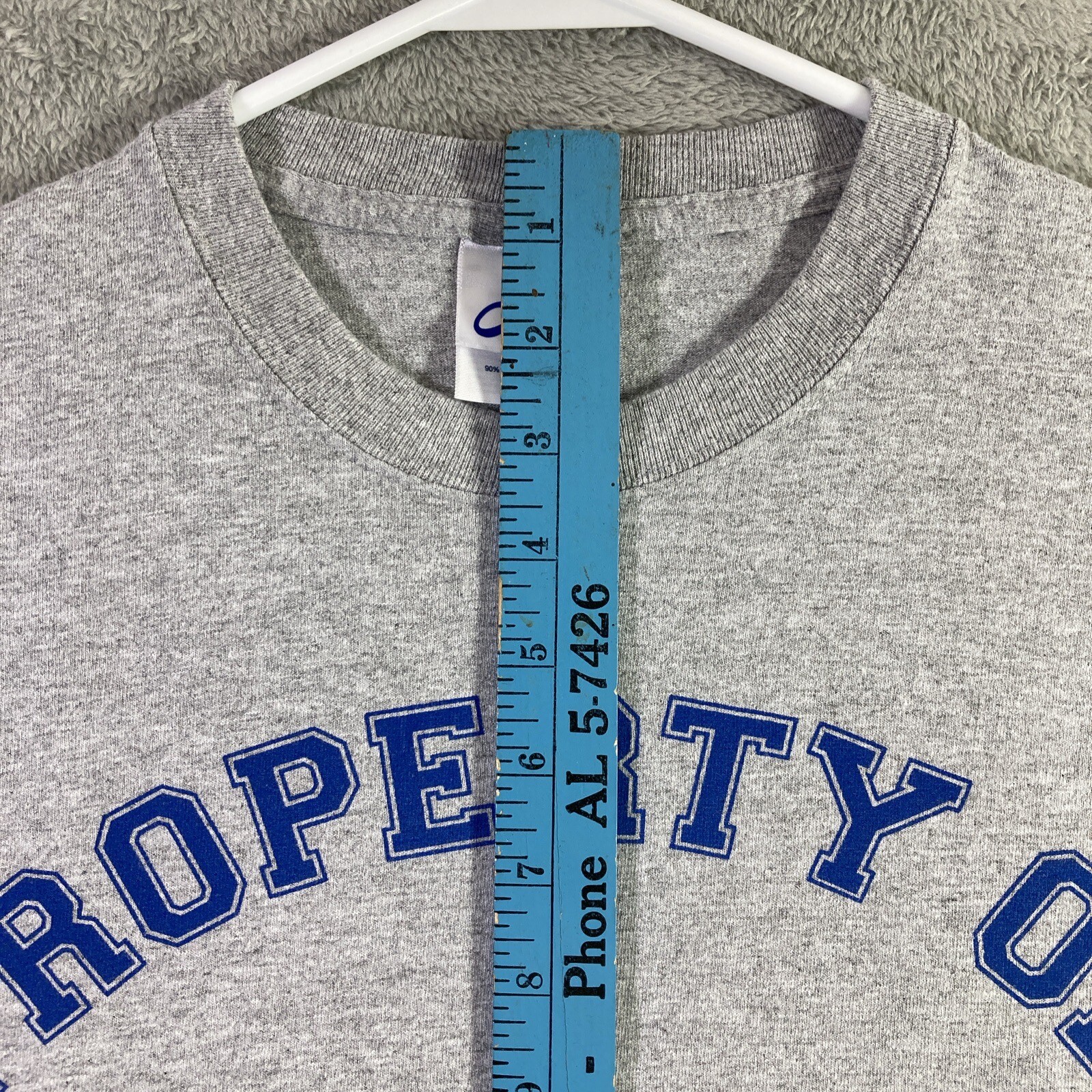 United States Air Force Shirt Adult Small Gray Blue Graphic Tee Double Sided gallery