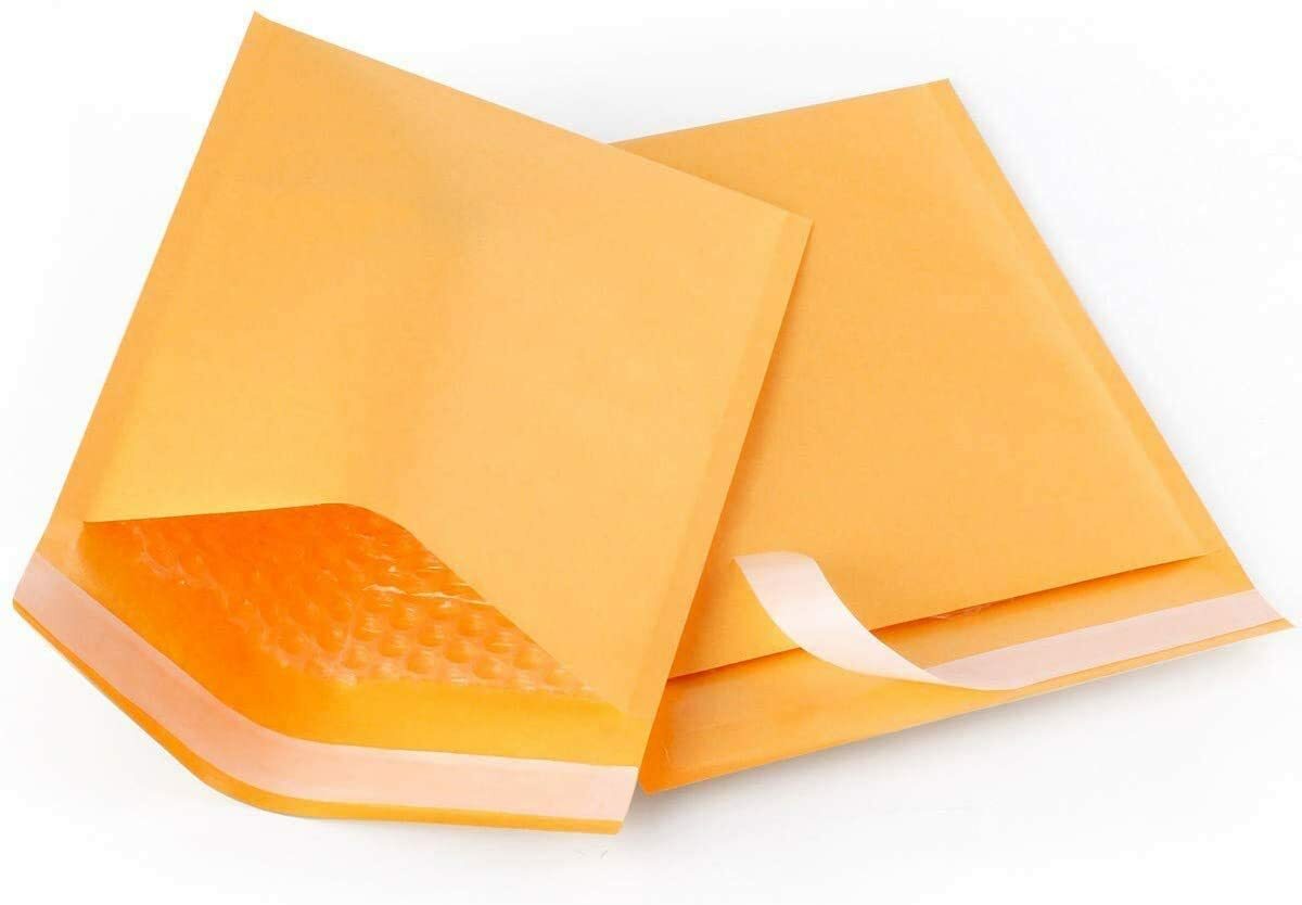 6 X 9 Kraft Padded Envelopes Shipping Mailers, 6×9 Inch Size #0