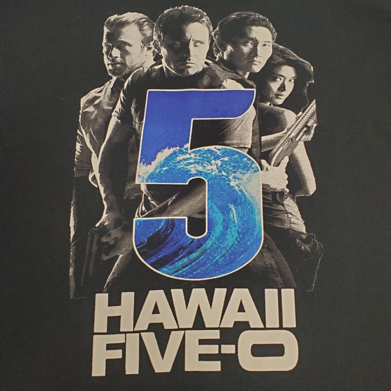 Hawaii Five O TV Show T Shirt Black MEDIUM Front And Back Print gallery