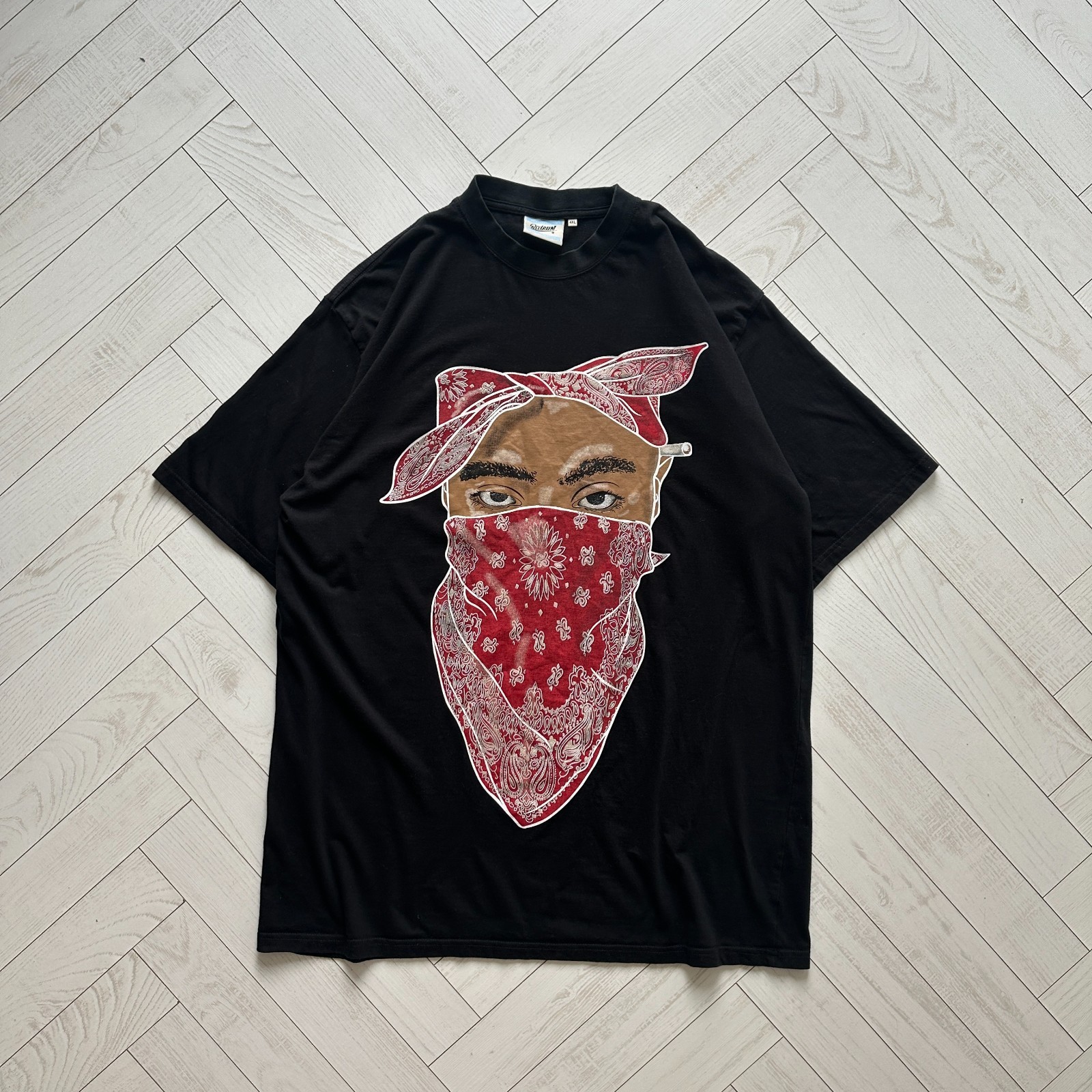 Vintage 00s Redrum Tupac Heavyweight OG Rap tee Gangsta 4XL y2k streetwear 2Pac gallery
