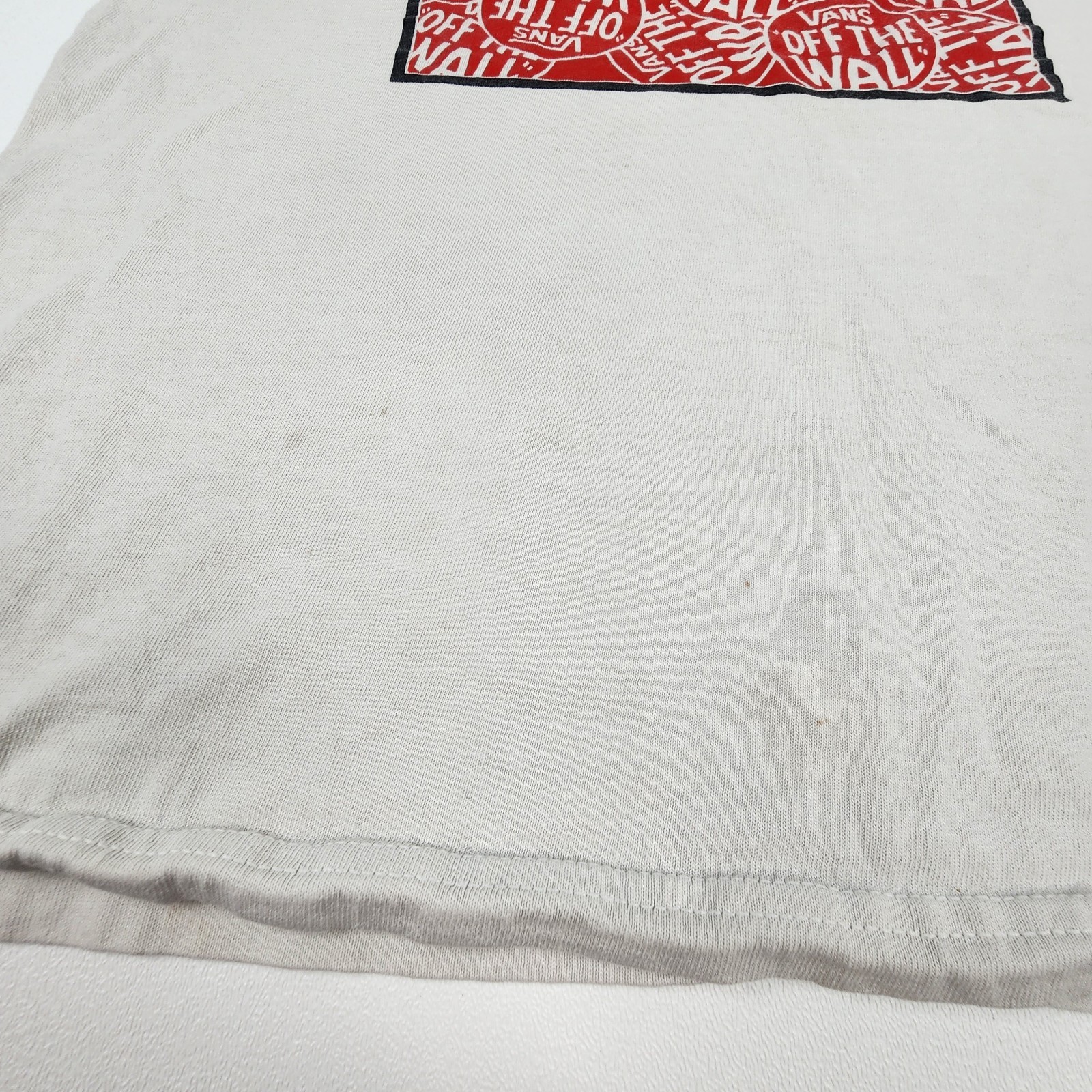 Vans Off The Wall Since 1966 Logo Graphic T Shirt White Large Skate gallery