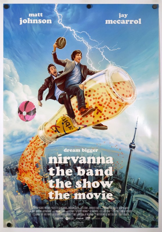 Nirvana The Band The Show The Movie original movie poster 27×39 2026 B Nirvanna