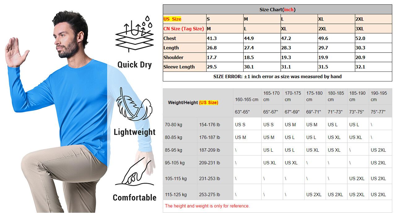 Summer Men's UV Shirts UPF50+ Outdoor Fishing Water Sport Performance T-Shirts gallery
