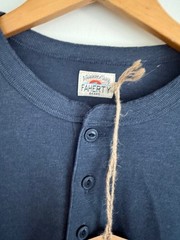 Faherty waffle henley NWT medium