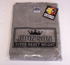 John Son Premium Quality Gray T-Shirt L 100% Cotton Piranha Records