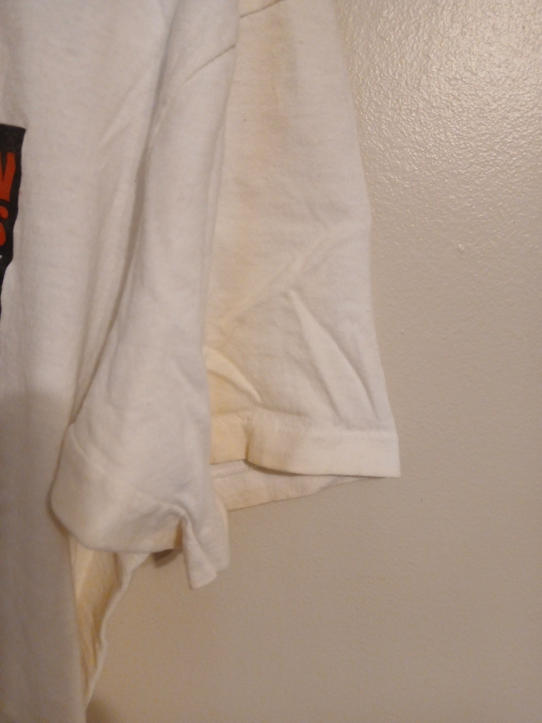 VTG Mens Big Johnson Mean Drivers Suck White Graphic T Shirt Tee L Stains READ gallery