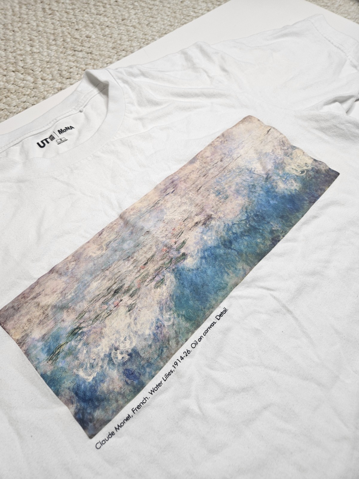 UNIQLO UT MoMA Art Icons UT Graphic T-shirt Monet Water Lilies Medium M Uniqlo gallery