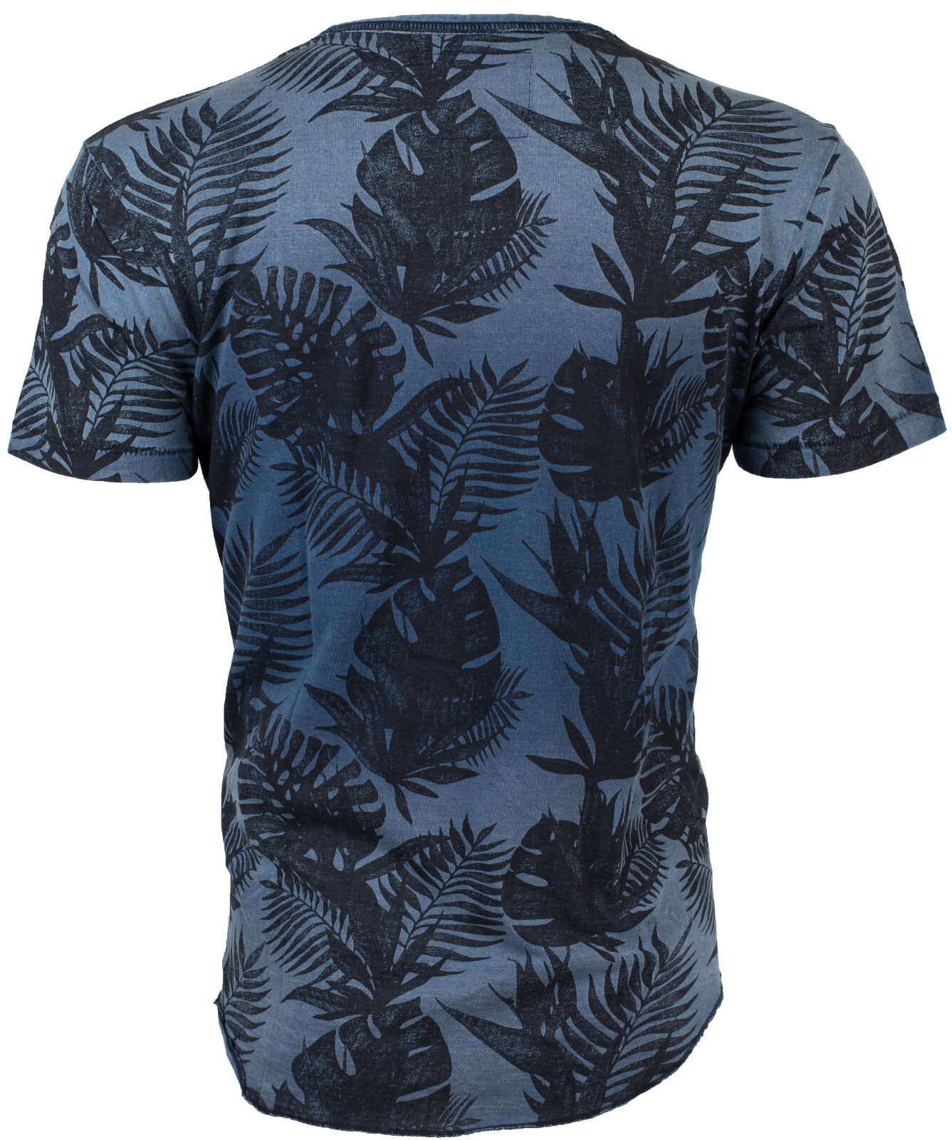 $89 TRUE RELIGION Indigo BUDDHA FACE Hawaiian Floral Graphic T-shirt NWT gallery