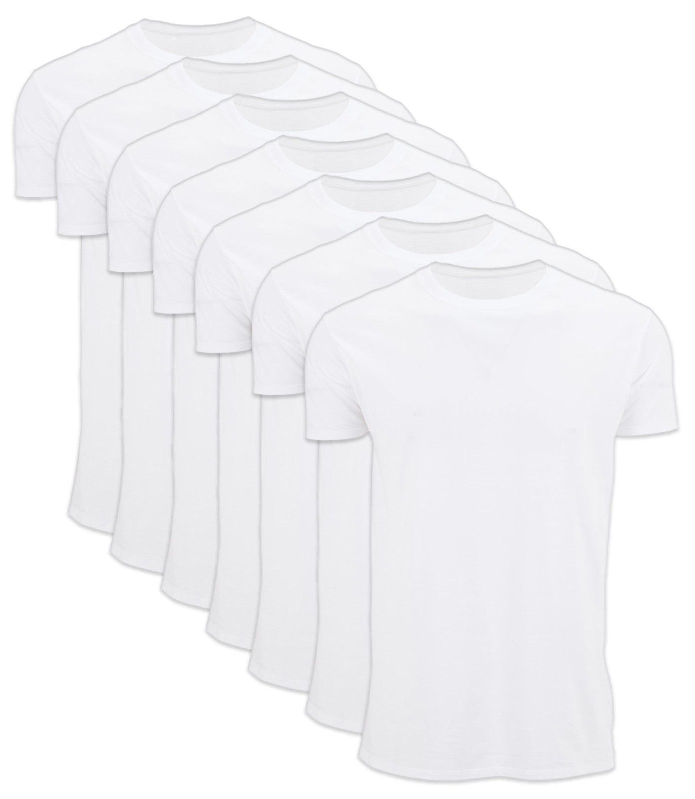 BILLIONHATS 12 Pack Plus Size Men Cotton T-Shirt Short Sleeve Lightweight Tees gallery