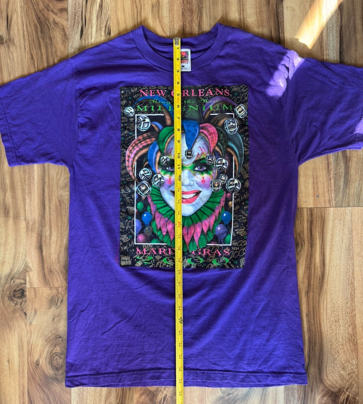 NEW ORLEANS MILLENIUM 2000 Y2K MARDI GRAS Shirt Artwork By Andrea Mistretta gallery