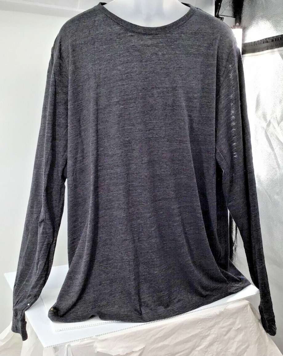 Long Sleeve T Shirts, Tri Blend Charcoal G Bella + Canvas - Signature Textures gallery
