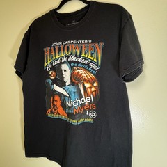 HALLOWEEN Michael Myers Devil’s Eyes Licensed Horror T-Shirt, 2021. LARGE