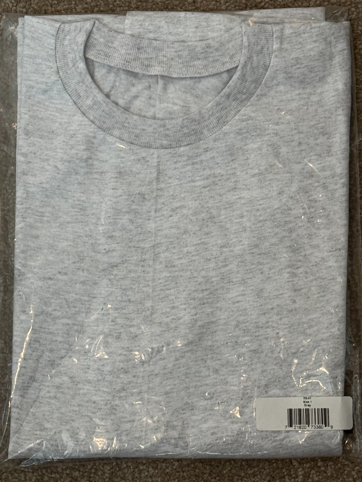 YEEZY TS-01 Boxy Fit Tee Shirt yzy gray sz 1 - IN HAND gallery