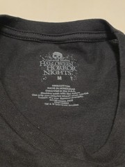 1991 Universal Studios Fright Nights Horror T Shirt Black Size M. With Tag