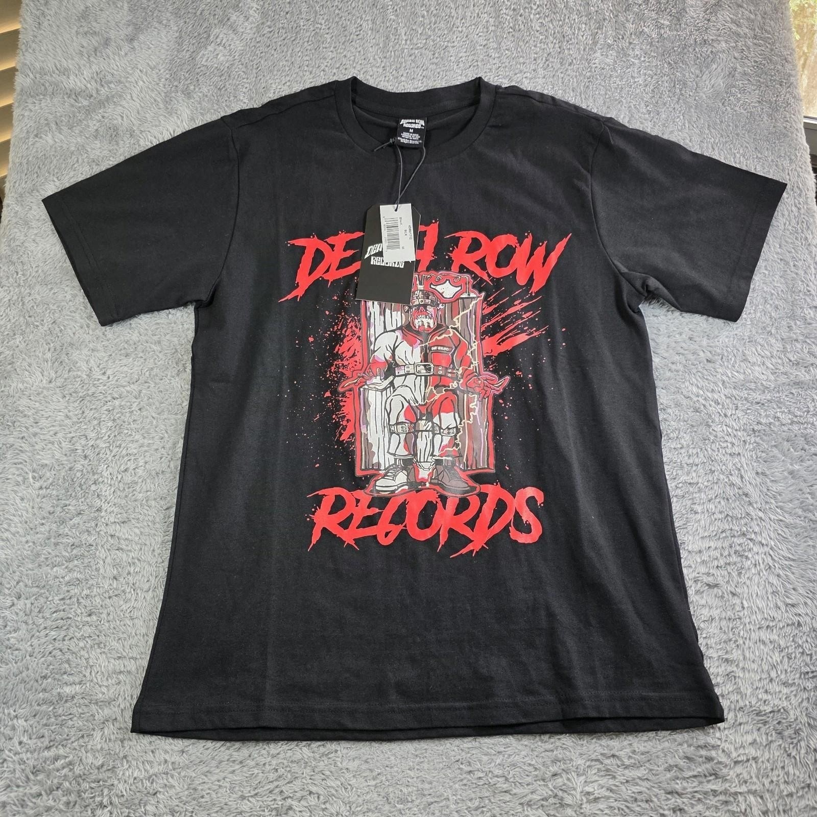 Death Row Records Men’s Electric Chair Snoop Dogg Tee Shirt Size Medium NWT