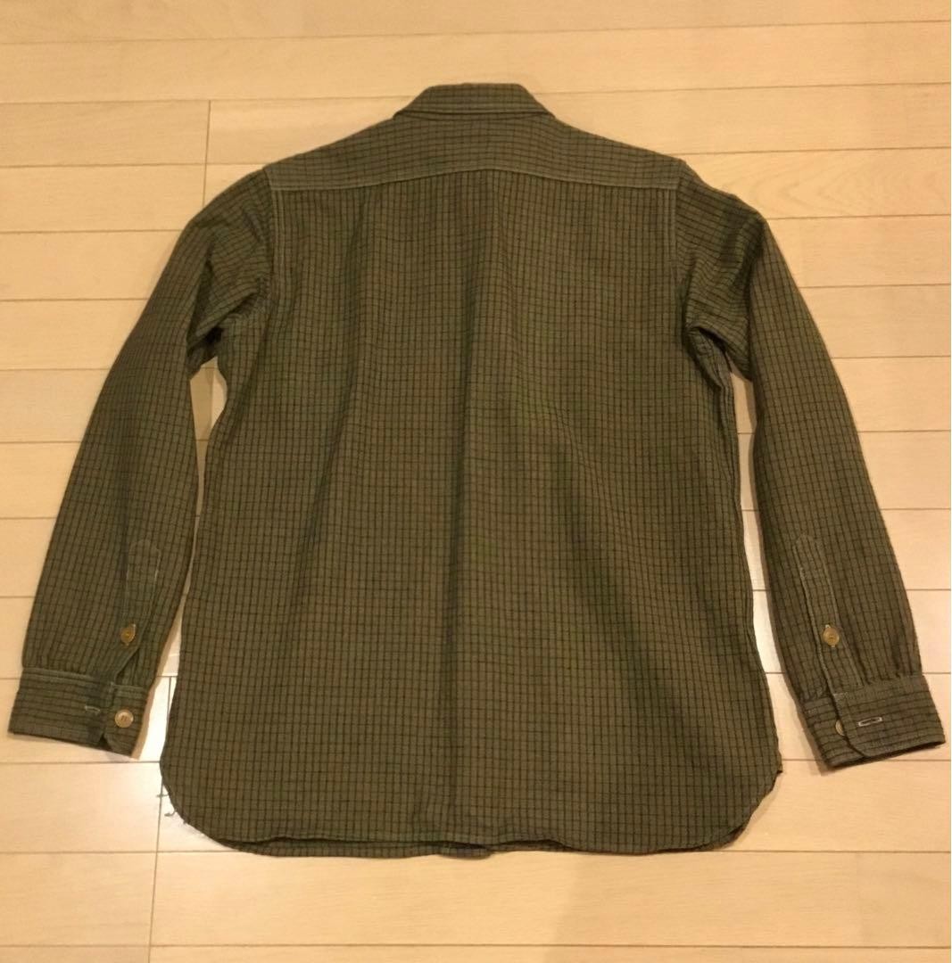 JOHN GLUCKOW WAREHOUSE The Madison Shirt JG17 Size 36 One Wash Dobby Check Men gallery