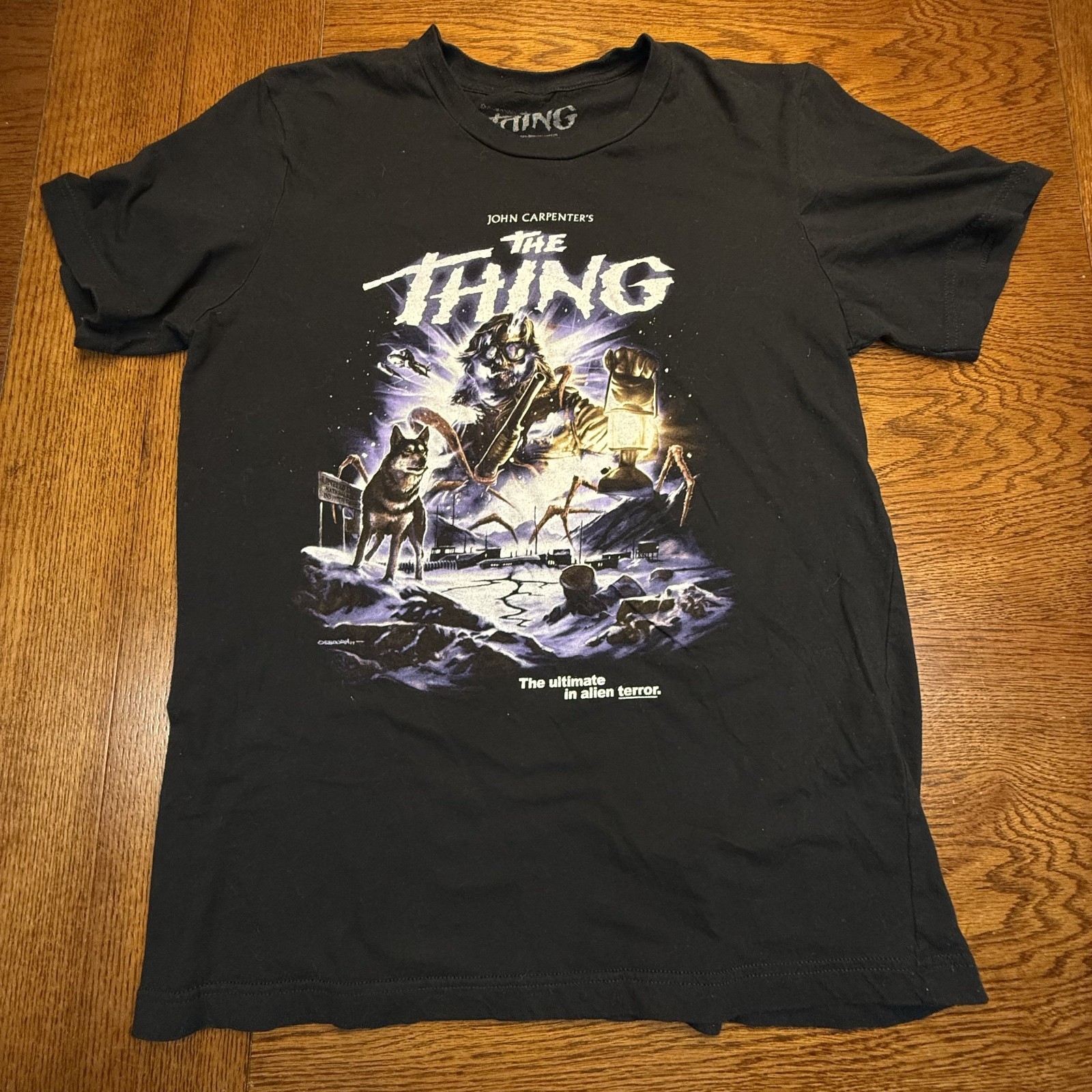 THE THING Fright Rags Horror Tshirt MEDIUM SOLD OUT John Carpenter gallery