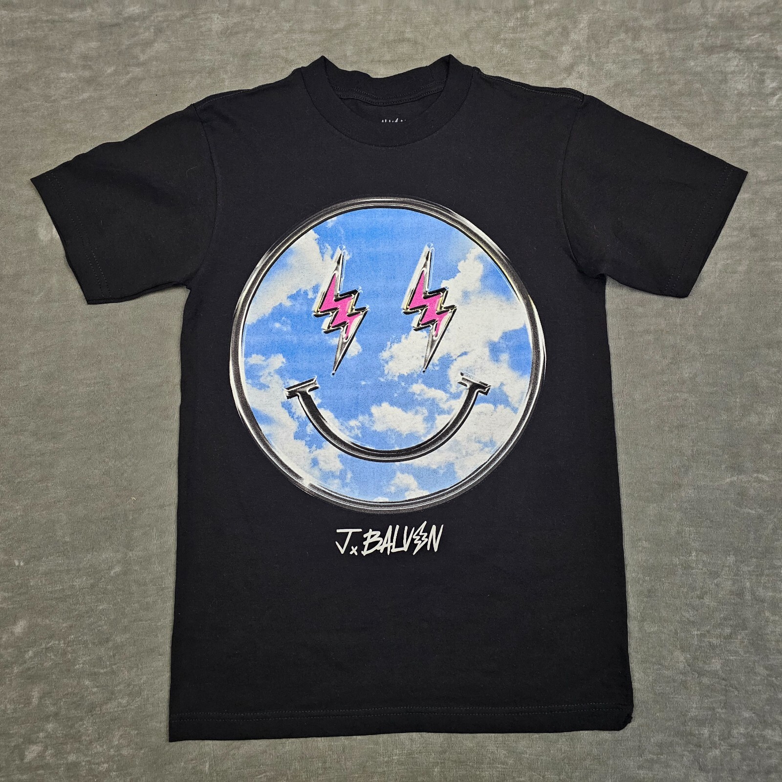 J. Balvin T-Shirt Adult Small Black Jose Tour 2022 Festival Reggaetón Tee Artist