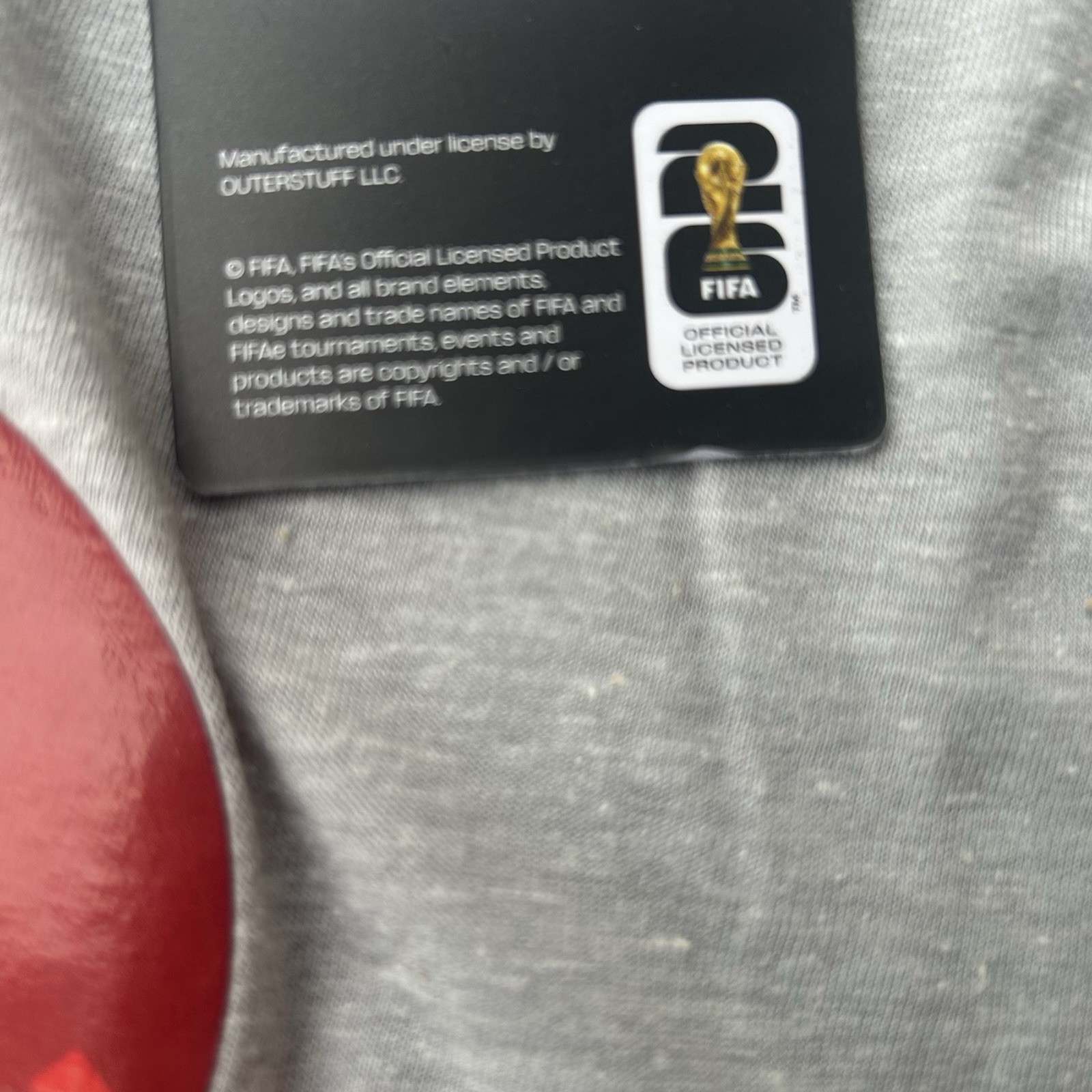 FIFA Official Licensed World Cup Outerstuff T Shirt Medium New with Tag gallery