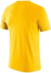 MICHIGAN WOLVERINES YELLOW NIKE ESSENTIAL WORDMARK SHORT SLEEVE T SHIRT SIZE XL