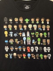 Men’s Star Wars Tiny Death Star T Shirt Graphic Tee Headshots M Medium