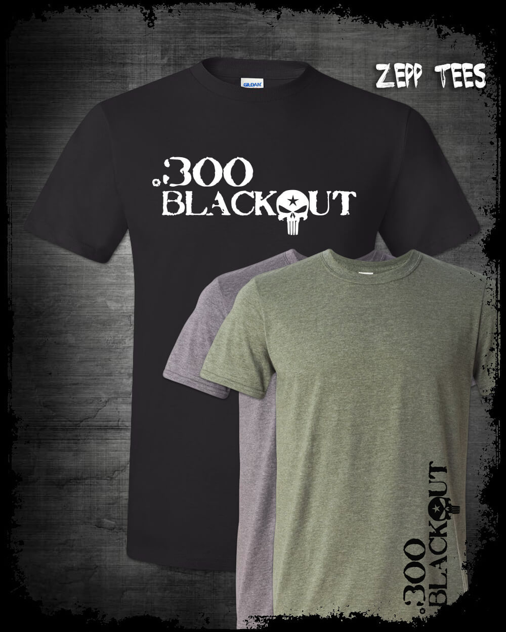 300 Blackout T-Shirt AR15 Rifle Pro Gun Rights Patriotic Liberty Freedom Pew NRA